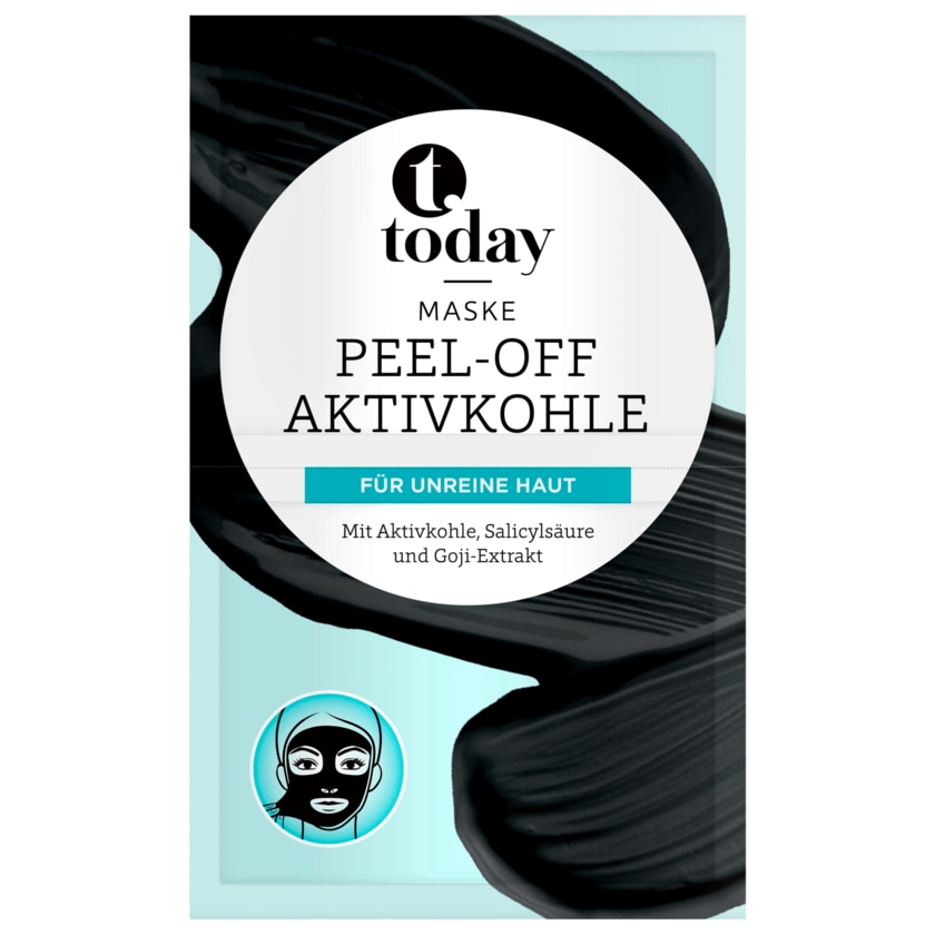 Today Maske Peel-Off Aktivkohle 15ml